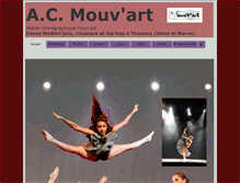 Tablet Screenshot of acmouvart.fr